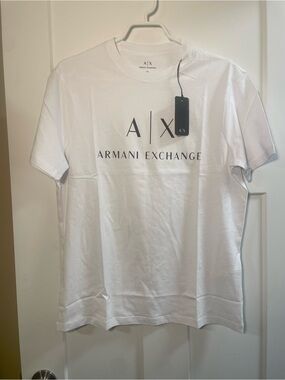 Armani Exchange White Tee NWT